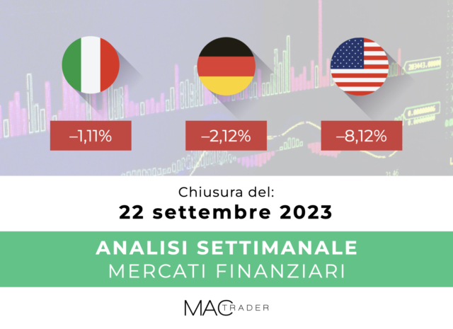 Analisi dei principali mercati finanziari alla chiusura del 22 settembre 2023