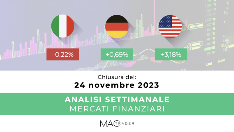 Analisi dei principali mercati finanziari alla chiusura del 24 novembre 2023